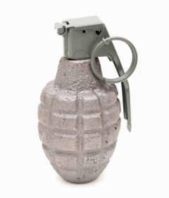 Dummy Pineapple Grenade Paperweight Green Top