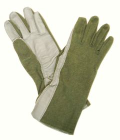 10 Pack Special of GI Nomex Flyer's Gloves Sage Green Size 11