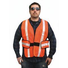 High Visibility Safety Vest Orange