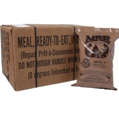Case of GI MRE Meal Ready to Eat Certified