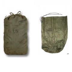 Used GI Laundry Bag with Used GI Wet Weather Bag