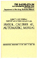 Pistol CAL. 45 Automatic M1911A1 Manual