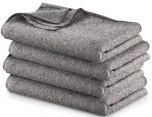 Grey Wool Rescue Blanket 4 Pack