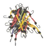 25 Pack of Elastic 12 inch Bungee Cords