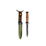 Reproduction M3 Trench Knife Bayonet With M8 Scabbard